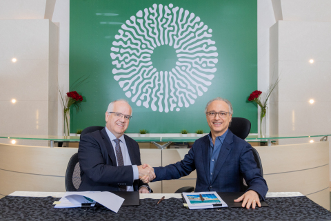Saudi Arabian Parsons Ltd董事總經理Ken Murray和AMAALA執行長Nicholas Naples（照片：AETOSWire）