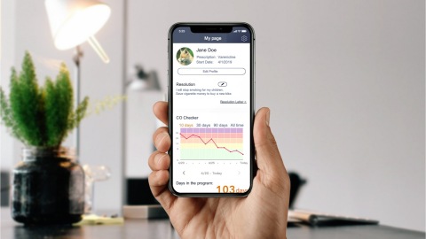 The World’s First App-based Nicotine Addiction Treatment (Photo: Business Wire)