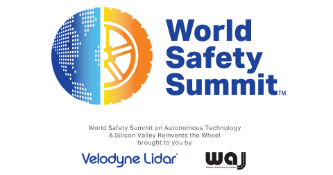 2020年10月22日举行的自动驾驶技术世界安全峰会将探讨车辆运输的安全和自动驾驶问题。（图示：Velodyne Lidar） 