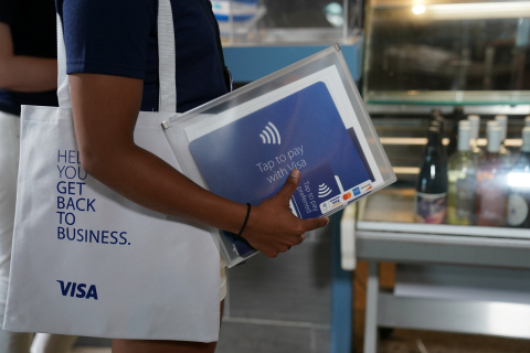 Visa’s Back to Business kits include new “tap to pay preferred” point-of-sale materials, branding, educational resources and special offers. (Photo: Business Wire)