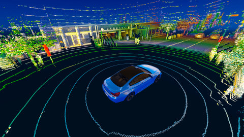 Velodyne Lidar技术提供实时3D视觉功能，使自动驾驶系统能够看清其周围环境。Velodyne解决方案可满足自动驾驶汽车和不断发展的新市场等广泛行业的需求。（照片：Velodyne Lidar, Inc.）
