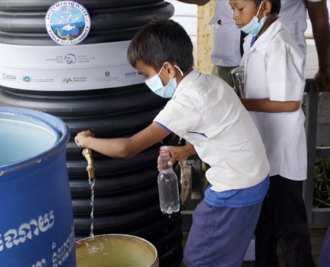 UAE’s 20by2020 Initiative Brings Life-Changing Water Solution to Thousands in Cambodian Villages (Photo: AETOSWire)