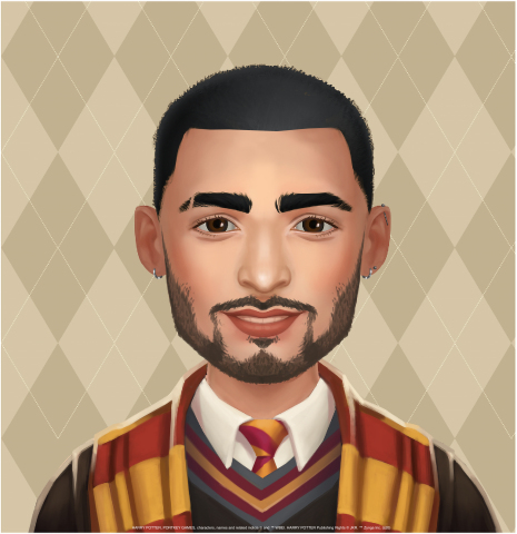 Zayn Malik Shows Signature Style with Special Avatar and Message for Harry Potter: Puzzles & Spells Fans (Graphic: Business Wire)