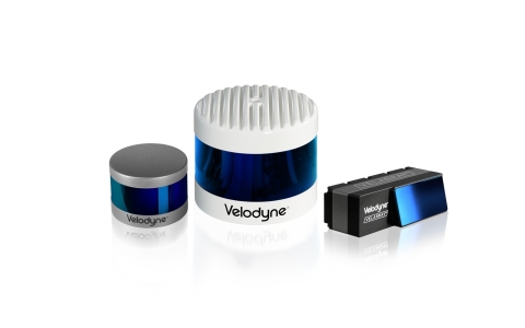 Velodyne Lidar的Puck™、Alpha Prime™和Velarray H800传感器（此处显示）专为在ADAS和自动驾驶应用中的安全导航和防撞而设计。（照片：Velodyne Lidar, Inc.）