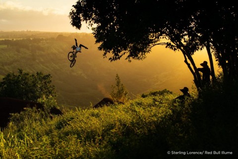 Red Bull Illume fan favorite and Vancouver-based photographer, Sterling Lorence, captures the moment an athlete catches air in this semii-final winning shot in the 2019 Wings category. (Photo: Sterling Lorence/ Red Bull Illume)