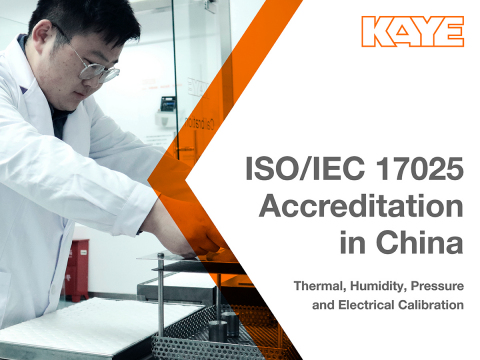 Kaye Earns ISO/IEC 17025:2017 Accreditation in its China Calibration Laboratory (Photo: Kaye) 