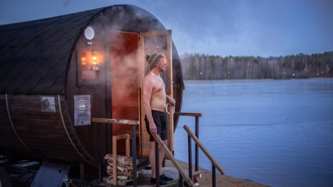 In sauna we all are equal. That is what we say in Finland.” Photo: Laura Vanzo / Visit Tampere