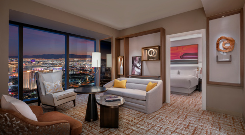 Las Vegas Hilton at Resorts World - Guestroom Suite (Photo: Business Wire)