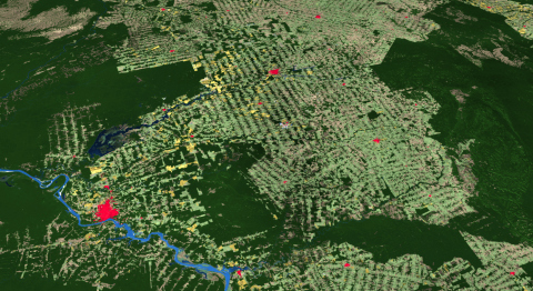 Esri首次发布高分辨率（10米级）2020年全球土地覆盖图（照片：美国商业资讯）