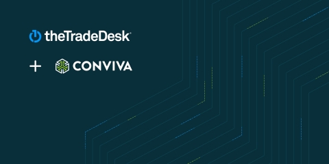 The Trade Desk + Conviva (Graphic: Business Wire)