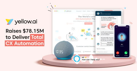 Raises $78.15M to Deliver Total CX Automation (Graphic: Business Wire)