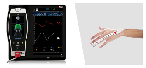 Masimo Root® Monitor and rainbow® SpHb® Sensor (Graphic: Business Wire)