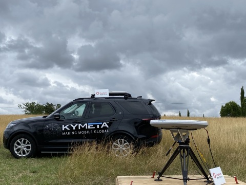 Kymeta和OneWeb在法國圖盧茲進行了一系列LEO衛星探測、追蹤和傳輸量測量。（照片：美國商業資訊） 
