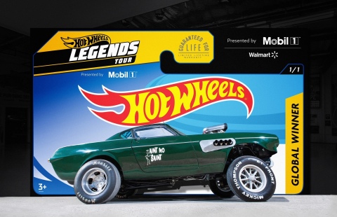 2021 Hot Wheels Legends Tour Winner - 1969 Volvo P1800 Gasser (Photo: Business Wire)