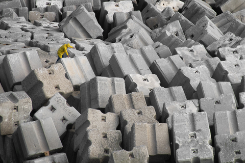 Sustainable Concrete Amateur Winner: Hakan Çöplü @hakan_coplu, Sea defences, Turkey “I took this photo while visiting the fishing port in Istanbul. I saw the concrete cubes made to protect the port from sea waves which helps the worker to work safely. It shows how concrete provides a sustainable environment.” (Photo: Business Wire)