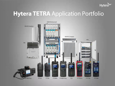 海能达TETRA产品阵容（图示：美国商业资讯） 