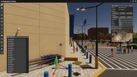 Mindtech的Chameleon平臺：3D模擬繁忙的停車場中走失的孩子，建立合成資料以訓練視覺人工智慧系統。（照片：美國商業資訊）