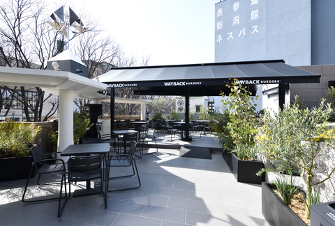 Outdoor space at Omotesando Location (Photo: Business Wire)