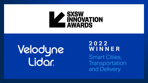 Velodyne Lidar的智能基础设施解决方案荣获由South by Southwest (SXSW)大会和节庆活动评选的2022年SXSW创新奖。照片来源： Velodyne Lidar 