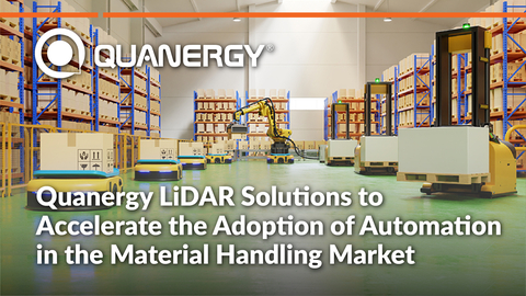 Quanergy LiDAR解決方案加速物料運送市場的自動化採用（圖片：美國商業資訊） 