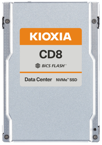 KIOXIA CD8系列：採用PCIe® 5.0技術的第二代固態硬碟，專為企業和超大規模資料中心設計（照片：美國商業資訊）