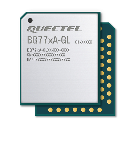 Quectel's BG773A-GL ultra-compact LTE Cat M1, NB1 and NB2 module which offers integrated SIM (iSIM) support (Photo: Business Wire)