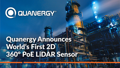 Quanergy Announces World’s First 2D 360° PoE LiDAR Sensor (Graphic: Business Wire)