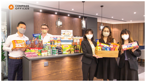 Compass Offices, one of the leading flexible office space providers in the Asia-Pacific Region, has launched a food donation charity campaign to support the under-privileged in Hong Kong. The company operates 13 business locations in Hong Kong, offering a good network of food donation collection points across key business districts in Central, Sheung Wan, Admiralty, Causeway Bay, North Point and Tsim Sha Tsui. (Photo: Business Wire)