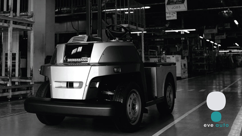 山葉發動機與Tier IV, Inc.的合資企業eve autonomy提供的自主貨物運輸服務eve auto。照片來源：eve autonomy/山葉發動機