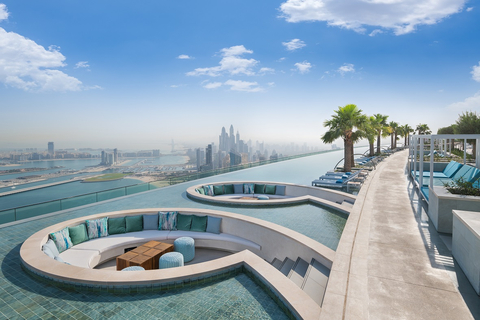 Address Beach Resort游泳池甲板 -位於建築物內的全球最高室外無邊際游泳池（照片 - AETOSWire）