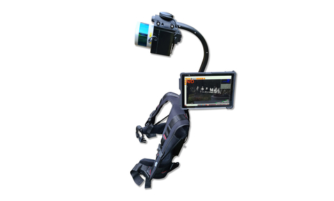Visimind的PLCT，这款背包式系统可利用Velodyne Lidar的Puck传感器来实时控制和检测靠近电力线的植被。照片来源：Visimind Group