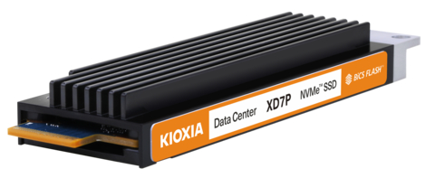 适用于超大规模数据中心的新一代EDSFF E1.S SSD：铠侠XD7P系列数据中心NVMe™ SSD（照片：美国商业资讯）