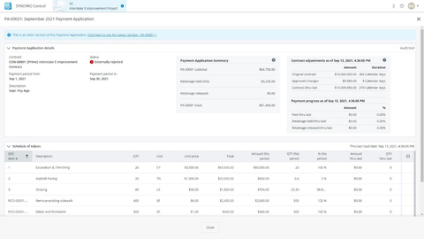 Manage construction contracts, budgets, and change orders. Image courtesy of Bentley Systems.