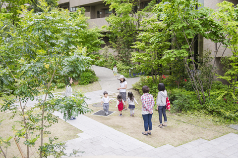 積水房屋的Gohon no Ki概念在公寓環境的應用（照片：美國商業資訊）