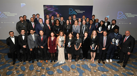 在美国泽西市举行的首届数字工程奖颁奖典礼上，30位获奖者在9大类别中获得殊荣（照片：美国商业资讯）
