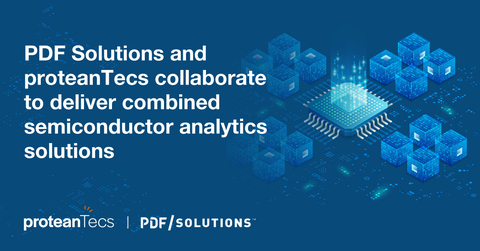 PDF Solutions and proteanTecs collaborate to deliver combined semiconductor analytics solutions. (Graphic: Business Wire)