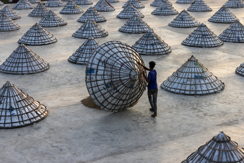「日常生活中的混凝土」類別專業組冠軍Azim Khan Ronnie的作品，攝於孟加拉婆羅門巴里亞