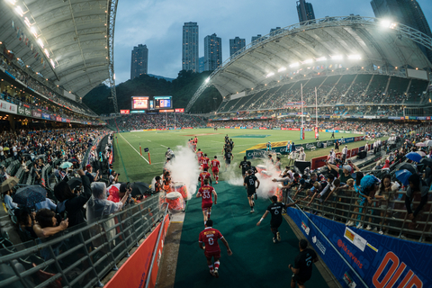 蜚聲國際的香港國際七人欖球賽於3月31日至4月2日強勢回歸。圖片來源﹕香港旅遊發展局 