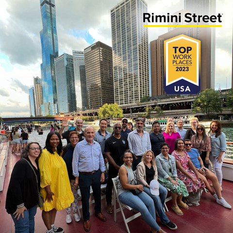 Rimini Street榮獲“美國頂級工作場所獎”。（照片：美國商業資訊） 