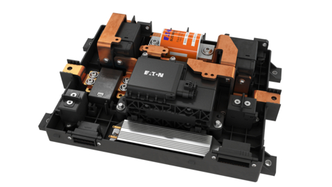 伊頓的電池包斷開單元(BDU)有400伏特和800伏特兩種配置，並且整合了Breaktor®電路保護技術，降低了複雜性和成本。（照片：美國商業資訊） 