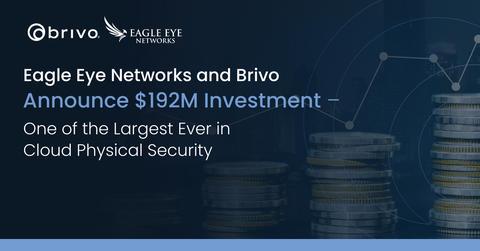 Eagle Eye Networks and Brivo Announce $192M Investment – One of the Largest Ever in Cloud Physical Security (Graphic: Business Wire)