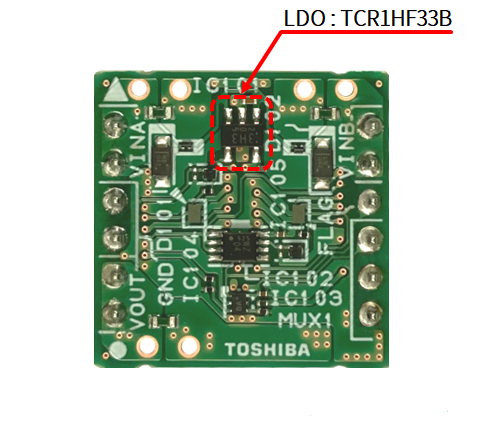 Toshiba：电源多路复用器电路模块板（图示：美国商业资讯） 