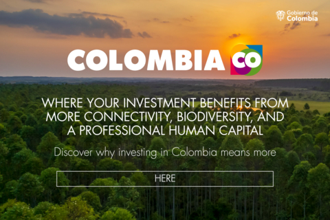 哥倫比亞邀請外商投資，強調永續、民主、戰略位置和繁榮的經濟。肥沃的土地、可再生能源和熟練勞動力使得哥倫比亞成為創新和增長的理想目的地。(照片：美國商業資訊) 
