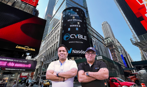 Beenu Arora（Cyble執行長兼共同創辦人）和Manish Chachada（Cyble營運長兼共同創辦人）（圖片：美國商業資訊） 