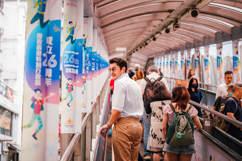 Golding explored the city, immersing himself in the electric energy of Hong Kong. (Photo: Hong Kong Tourism Board)