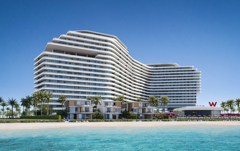 萬豪國際將在Al Marjan島海濱興建該集團在當地的第二座飯店：W Al Marjan島飯店（照片來源：AETOSWire） 