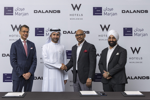 Al Marjan Island to feature Marriott International's second hospitality offering on its shores: W Al Marjan Island (Photo: AETOSWire)