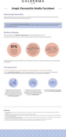 Atopic Dermatitis Media Factsheet