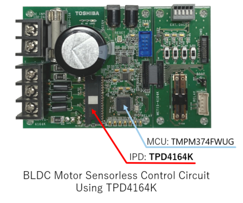Toshiba: a reference design for BLDC motor sensorless control circuit using the new product. (Photo: Business Wire)