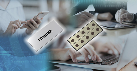 Toshiba: SSM10N961L, a 30V N-channel common-drain MOSFET in a new, small, thin package. (Graphic: Business Wire)